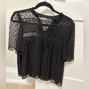 Zara sheer blouse